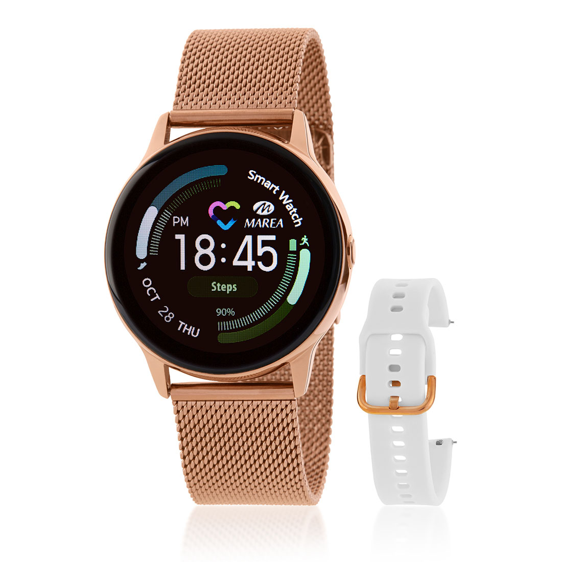 smartwatch-marea-b58008-ouro-rosa-branco